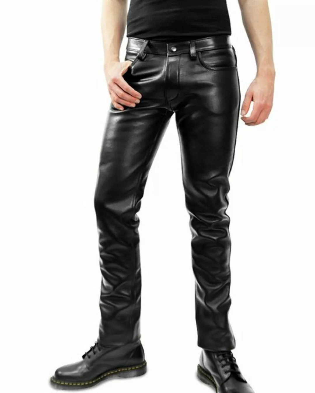 BOCKLE Lederhose Bockle® Bockle® 7 BoB Pants Herren Lederhose Lederjeans Ec günstig online kaufen