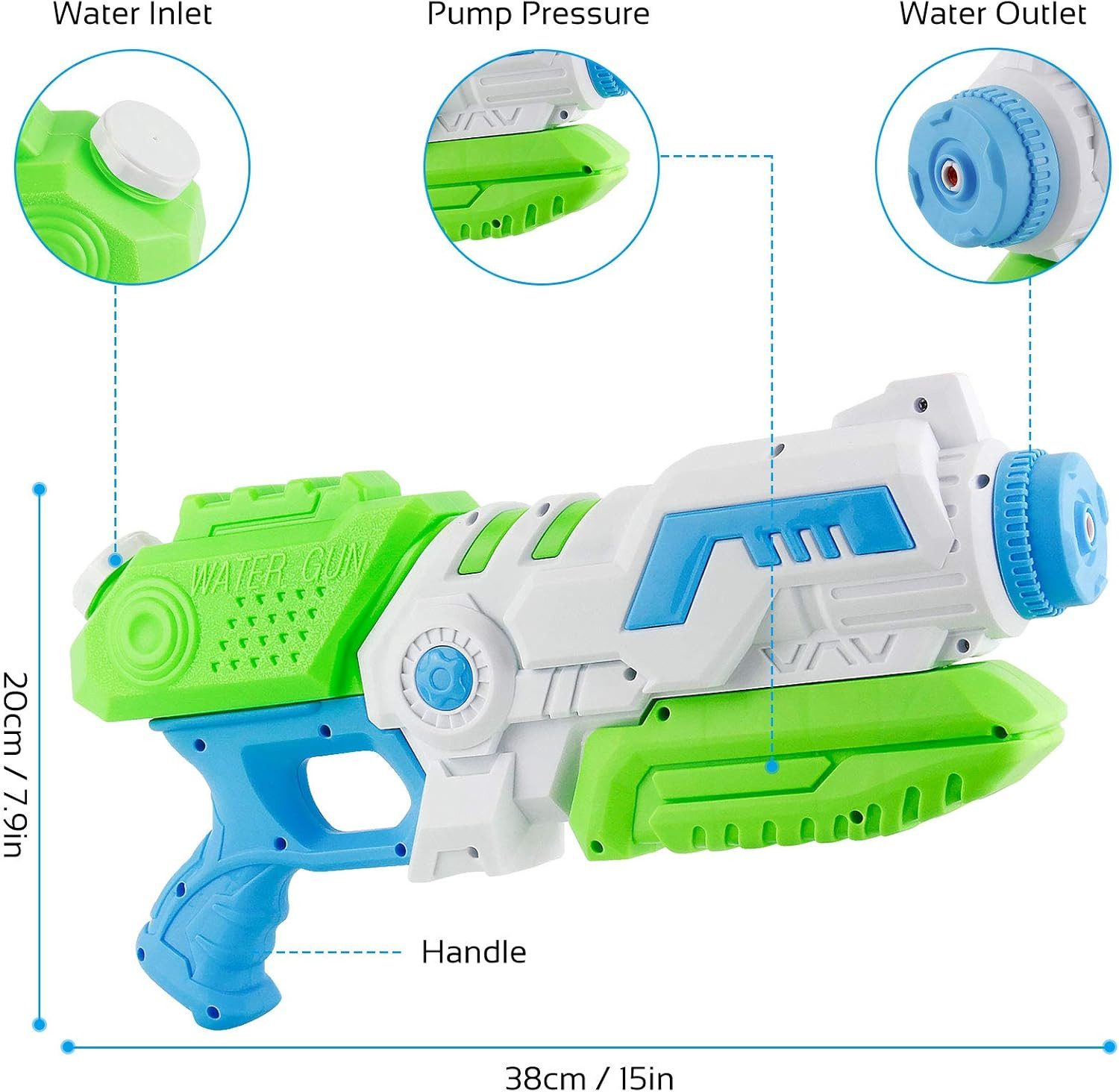 UE Stock Wasserpistole Wasserpistole Wasserspritzpistole Spielzeug günstig online kaufen