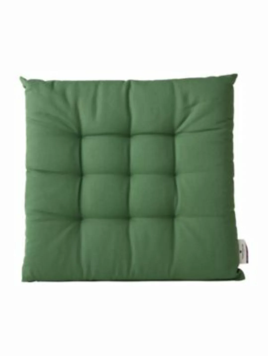 TOM TAILOR Home Unifarbenes Sitzkissen im Doppelpack Kissenhüllen dunkelgrü günstig online kaufen