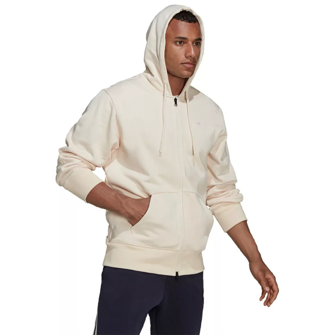 Adidas Fi Cc Sweatshirt Mit Reißverschluss L Wonder White günstig online kaufen