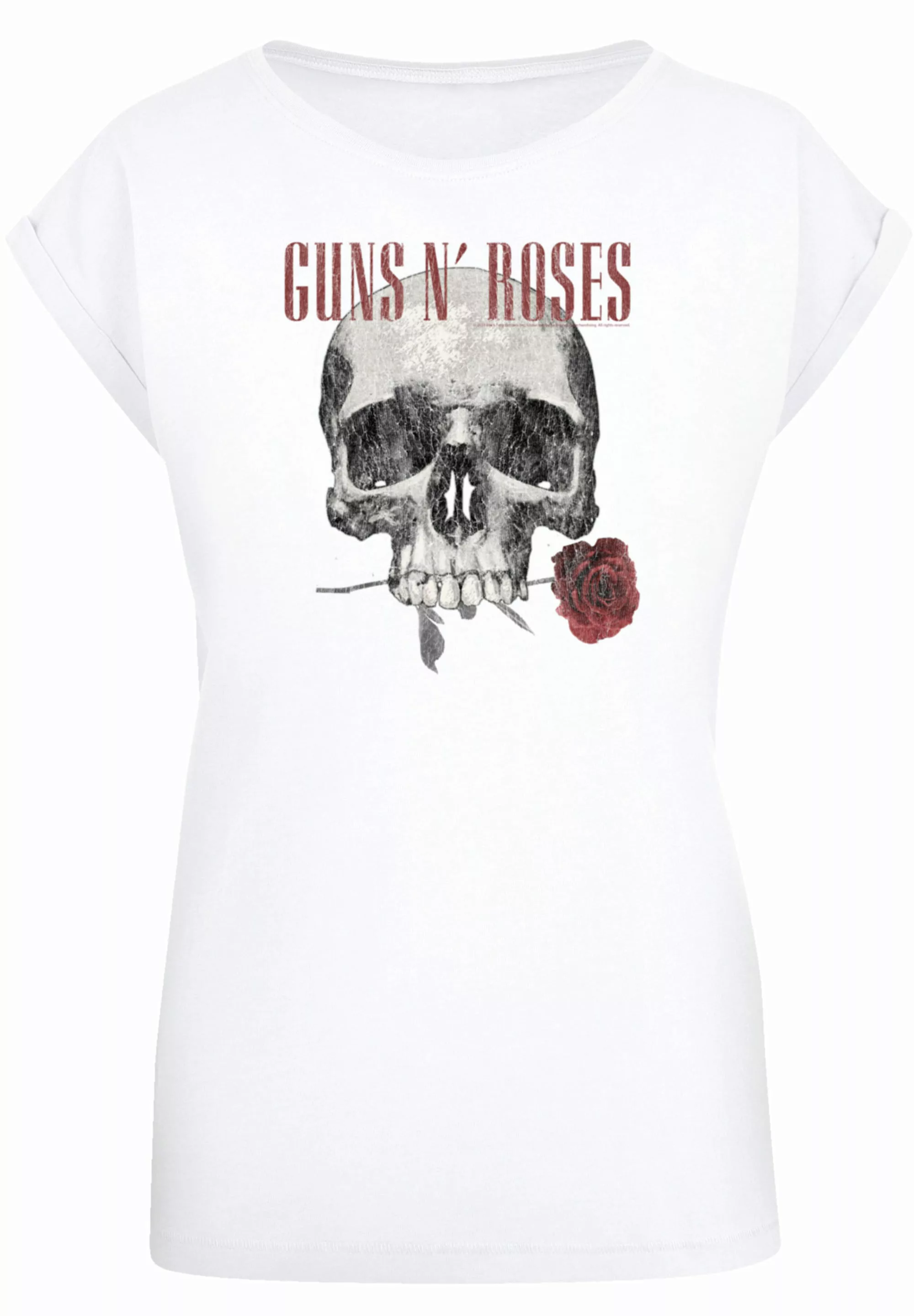 F4NT4STIC T-Shirt "Guns n Roses Flower Skull Rock Musik Band" günstig online kaufen