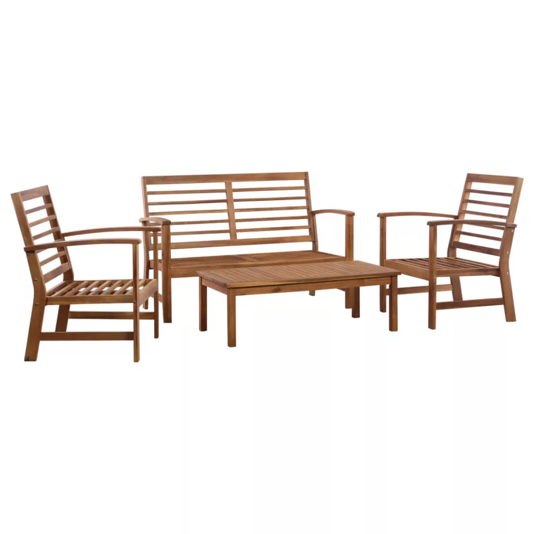 Garten-lounge-set 4-tlg. Massivholz Akazie günstig online kaufen