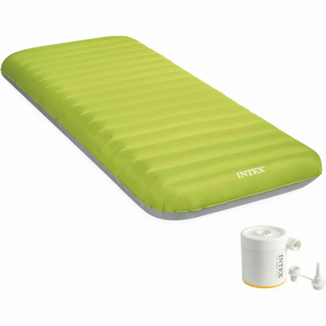 Intex Luftbett »Camping-Matratze Truaire Dura-Beam mit USB150 Pumpe«, mit A günstig online kaufen