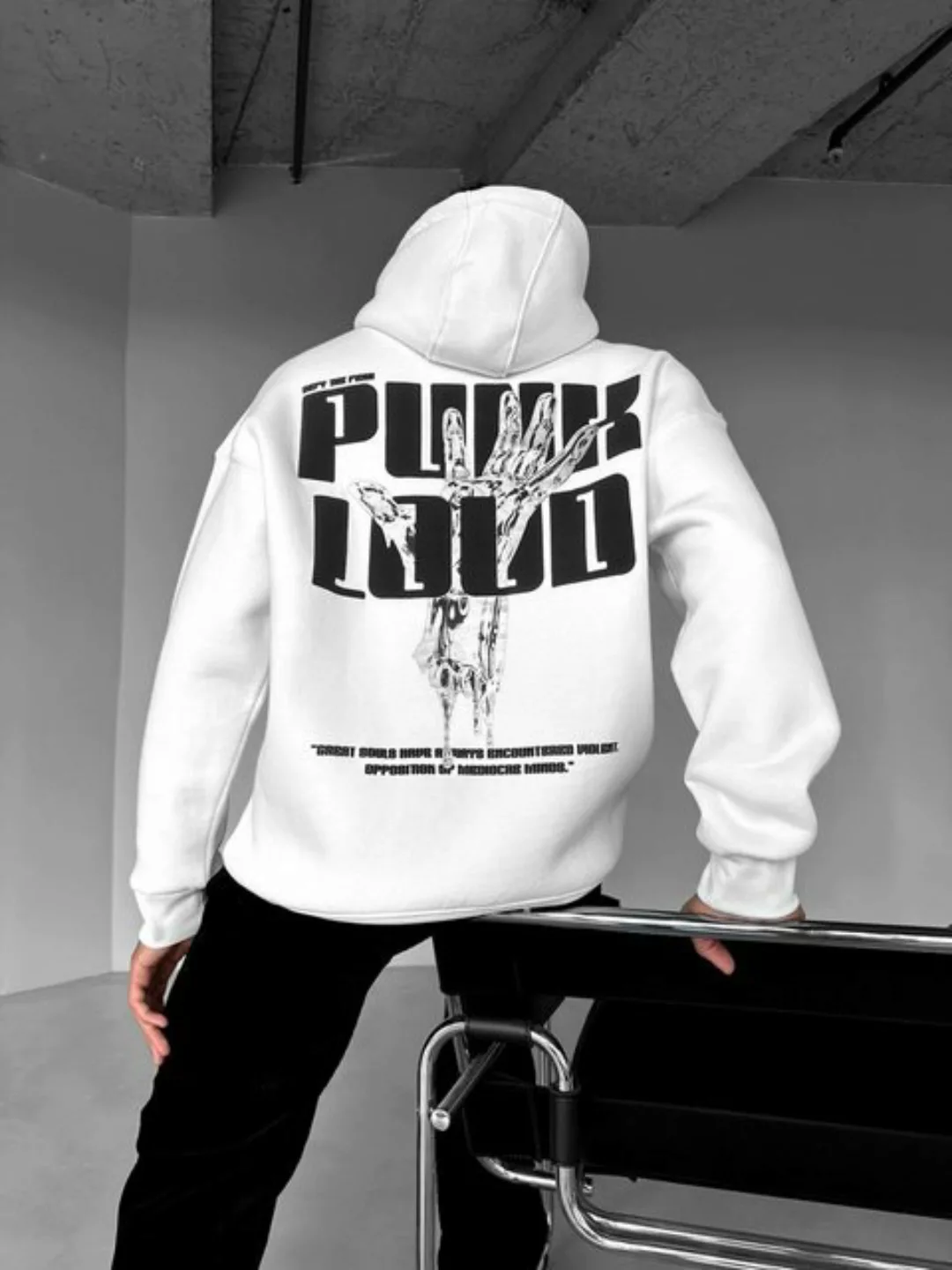 Abluka Hoodie OVERSIZE PUNK LOUD HOODIE günstig online kaufen