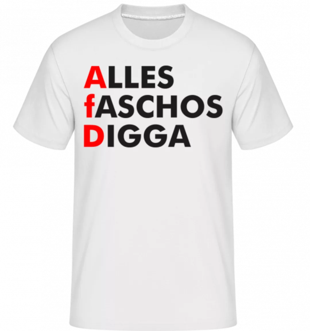 Alles Faschos Digga · Shirtinator Männer T-Shirt günstig online kaufen