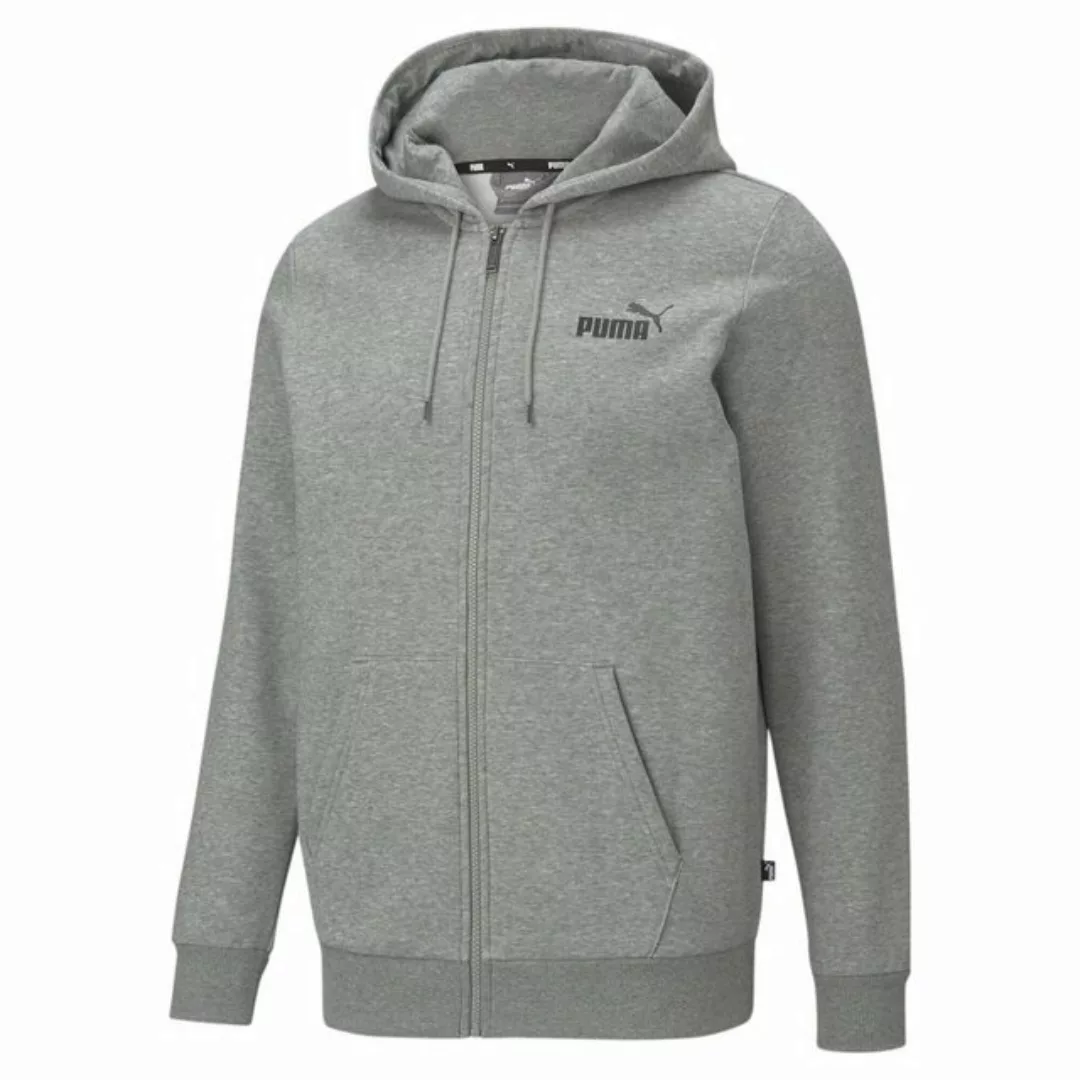 PUMA Essentials Logo Herren Kapuzenjacke | Mit Heide | Grau | Größe: S günstig online kaufen