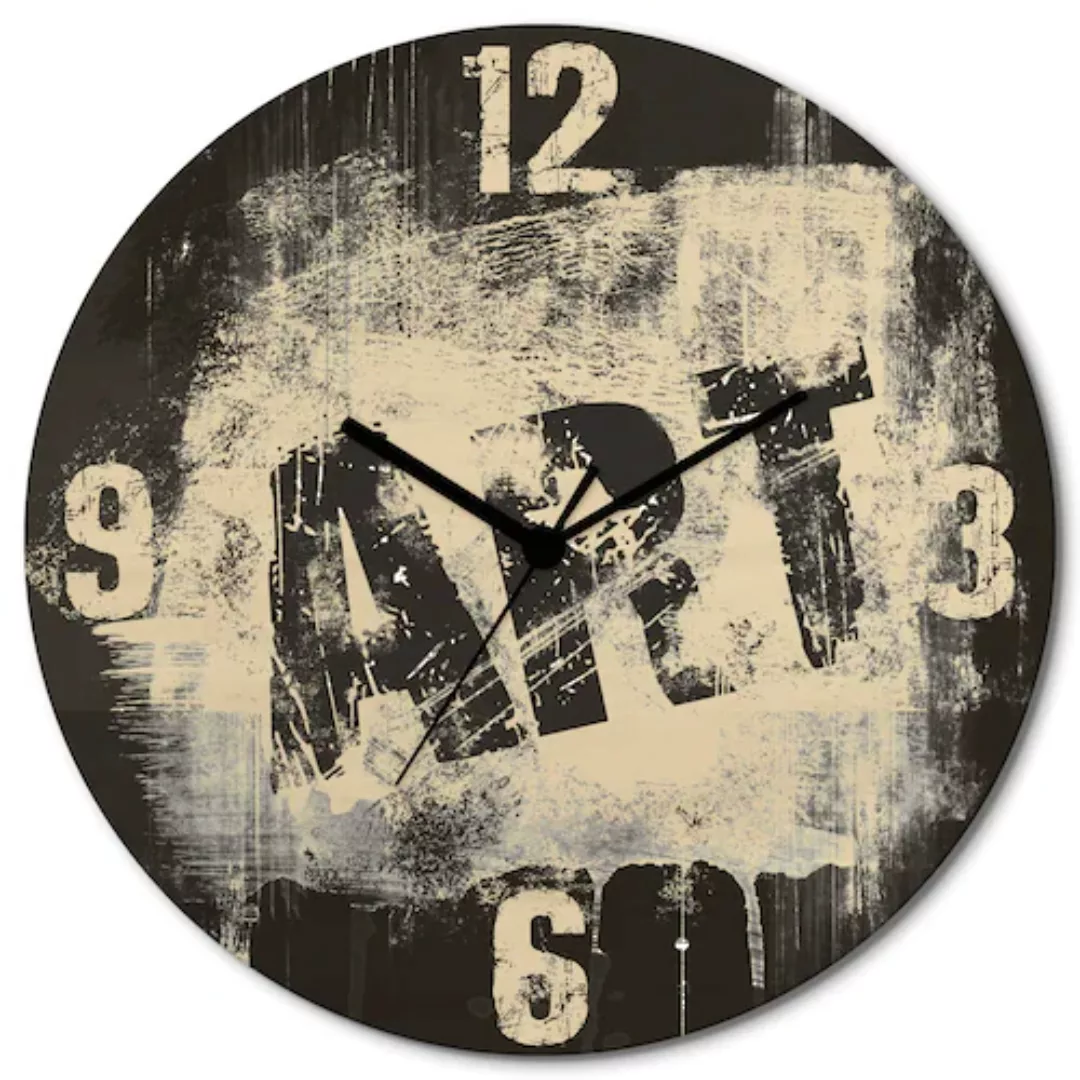 Artland Wanduhr "Zeit vor ART-Graffiti" günstig online kaufen