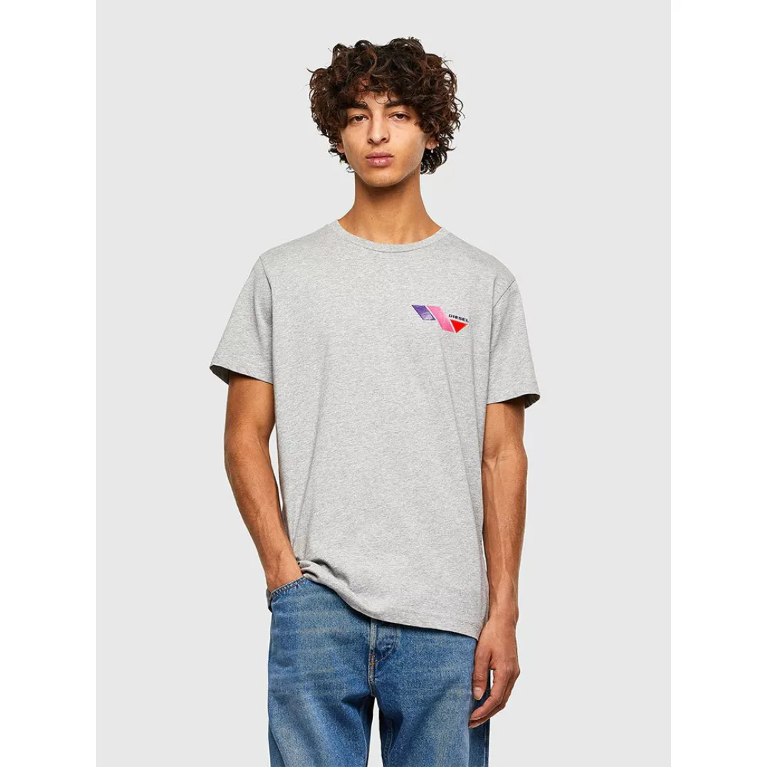 Diesel Diegos K11 Kurzärmeliges T-shirt 2XL Grey Melange (No Bros) günstig online kaufen