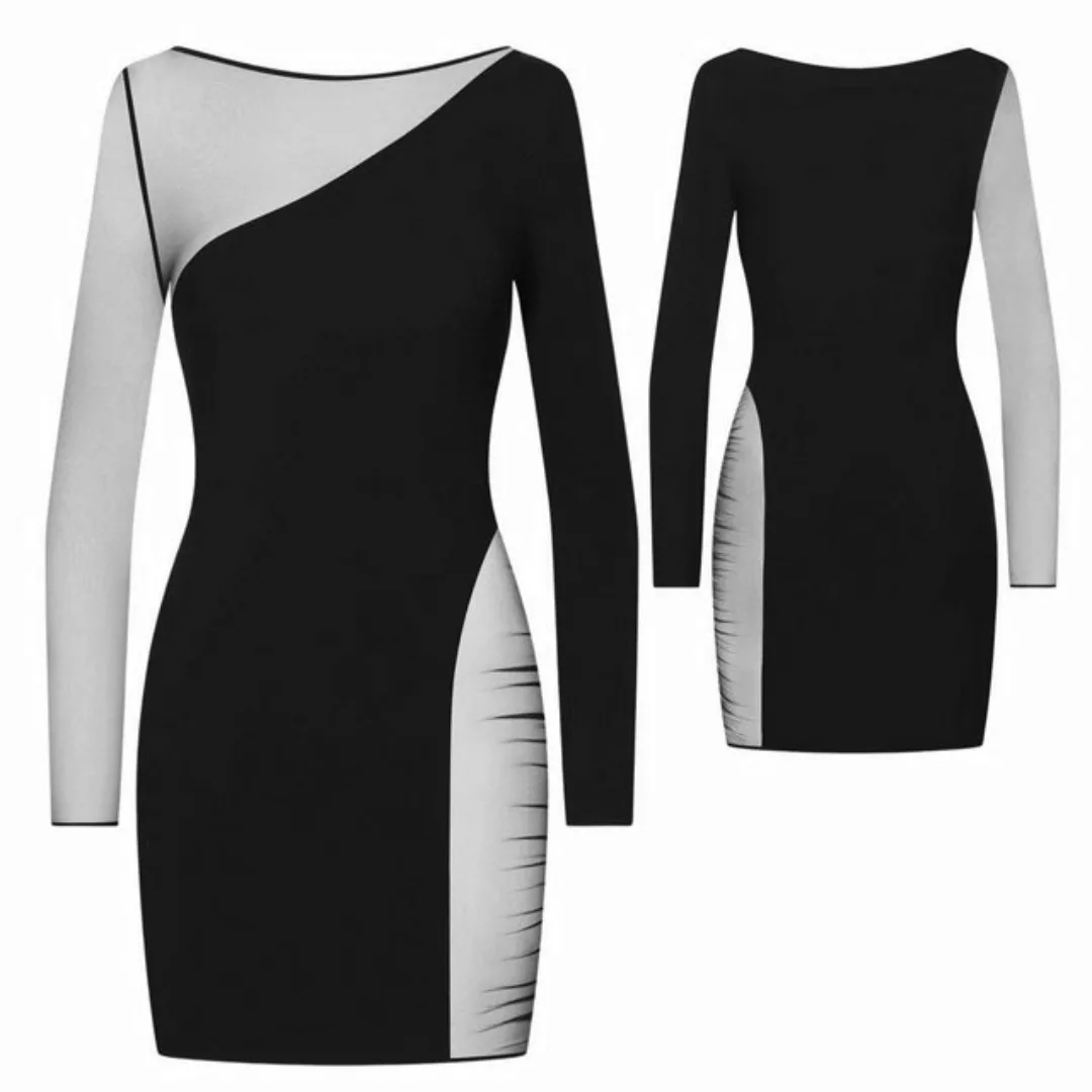 Maison Close Minikleid Nuit Fauve - asymmetrisches Minikleid sexy XL günstig online kaufen