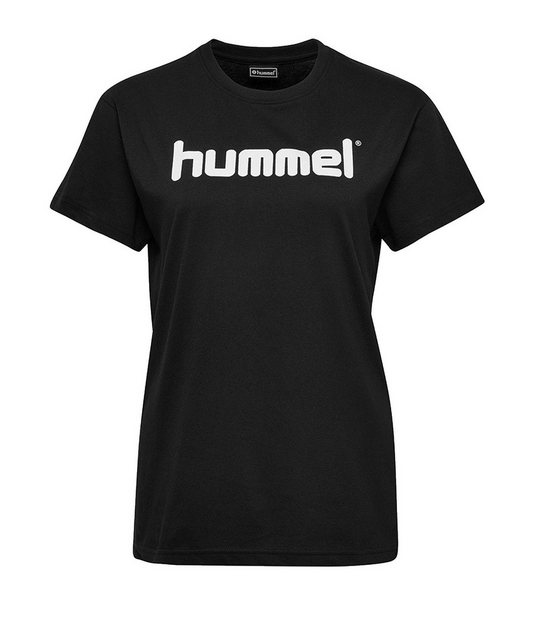 hummel T-Shirt Logo T-Shirt Kurzarm Top aus Baumwolle HMLGO 5124 in Weiß günstig online kaufen