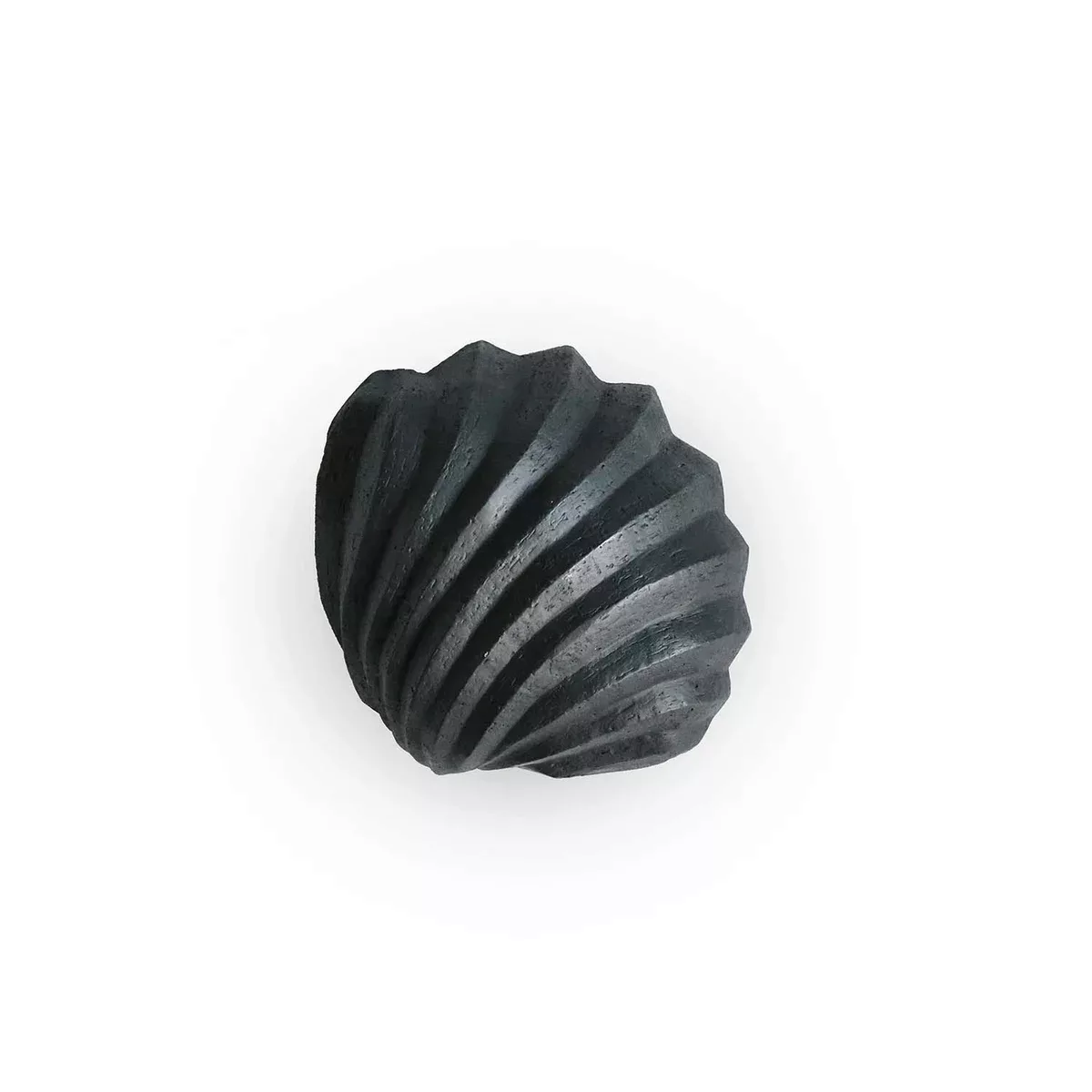 The Clam Shell Skulptur 13cm Coal günstig online kaufen