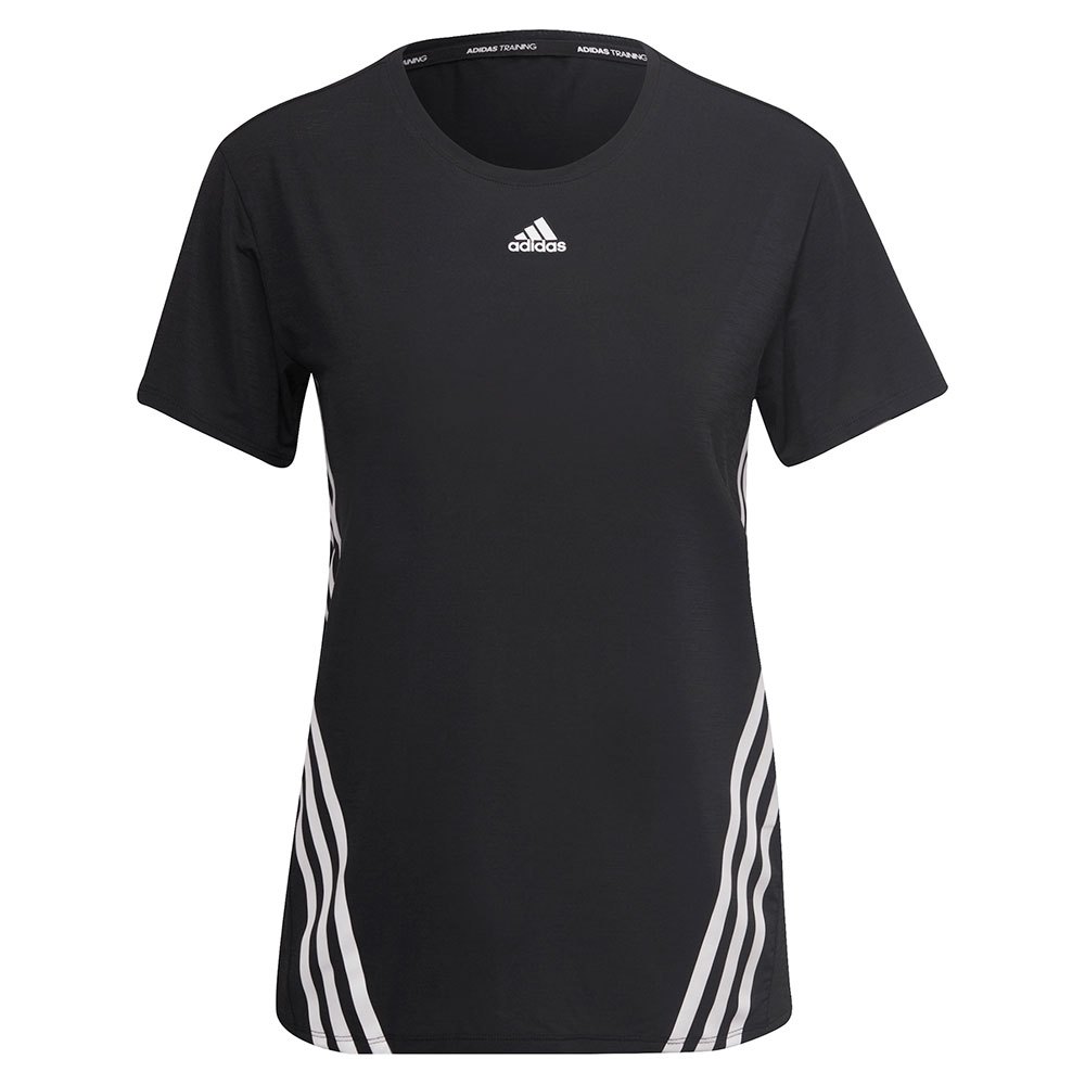 Adidas Icons 3 Stripes Kurzarm T-shirt XS Black / White günstig online kaufen