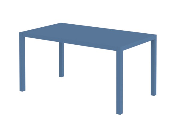 Outdoor Tisch140x80x75 cm blau günstig online kaufen