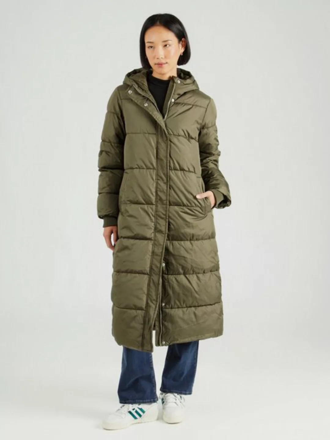 pieces Steppmantel "PCMADDIE LONG PUFFER JACKET NOOS BC" günstig online kaufen