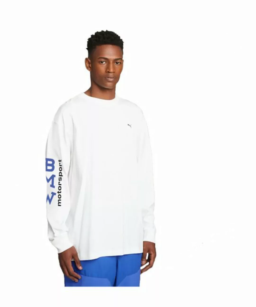 PUMA Sweatshirt PUMA X Bmw Sweatshirt Weiß Baumwolle günstig online kaufen