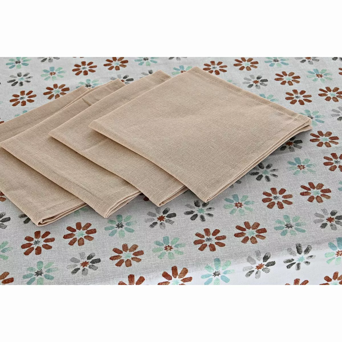 Tischdecke Und Servietten Dkd Home Decor 9 Stücke 2 Stück Baumwolle (150 X günstig online kaufen