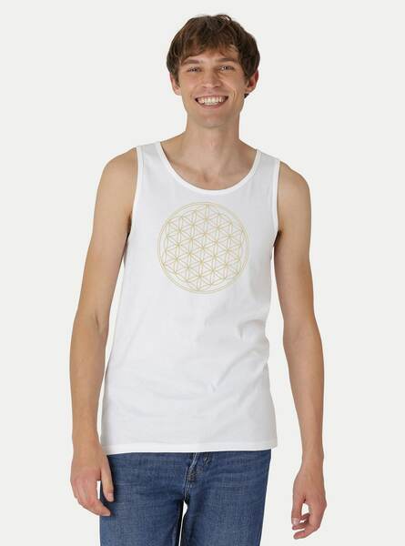 Bio Tank Top "Die Blume Des Lebens" Herren günstig online kaufen