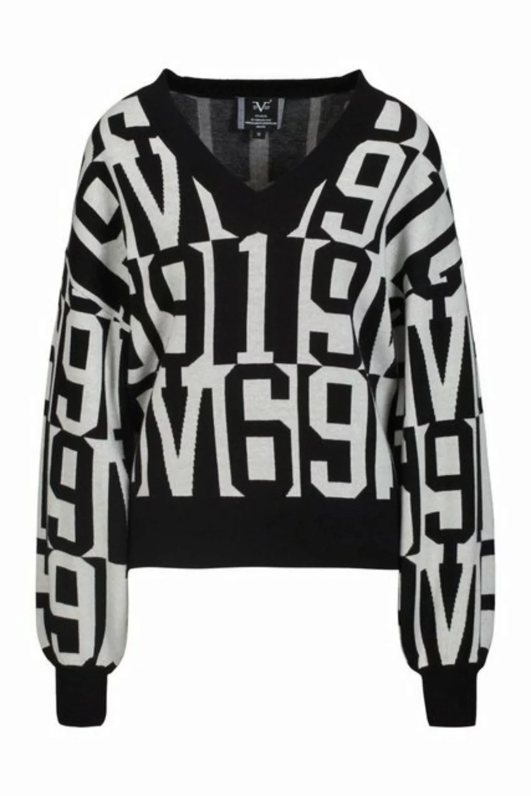 19V69 Italia by Versace V-Ausschnitt-Pullover by Versace Sportivo SRL - Ale günstig online kaufen