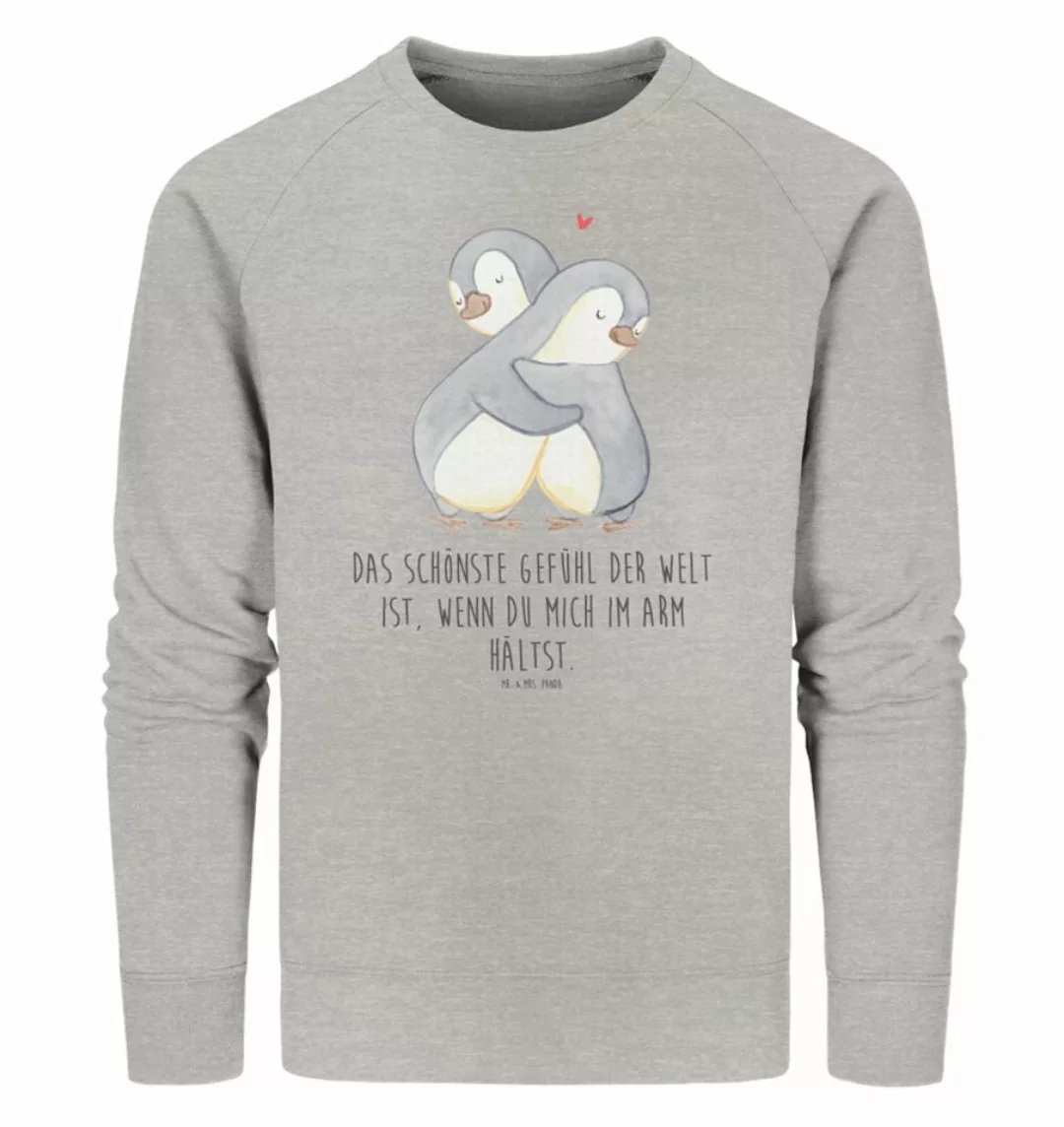 Mr. & Mrs. Panda Longpullover Größe XS Pinguine Kuscheln - Heather Grey - G günstig online kaufen