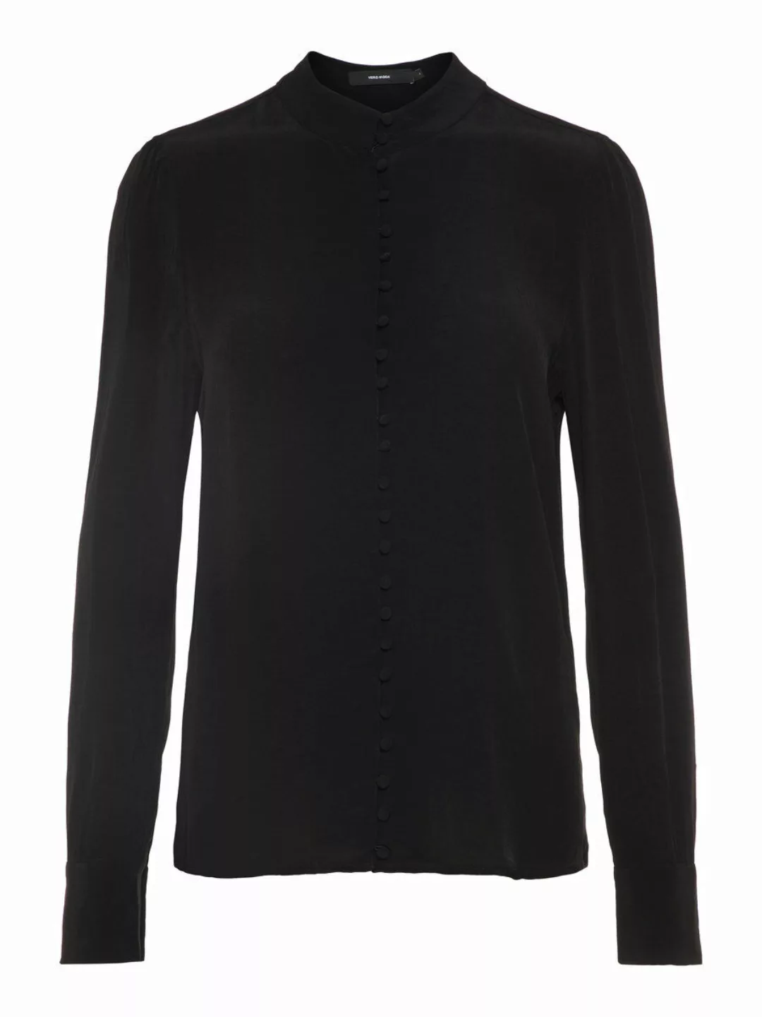 VERO MODA Feminine Hemd Damen Schwarz günstig online kaufen