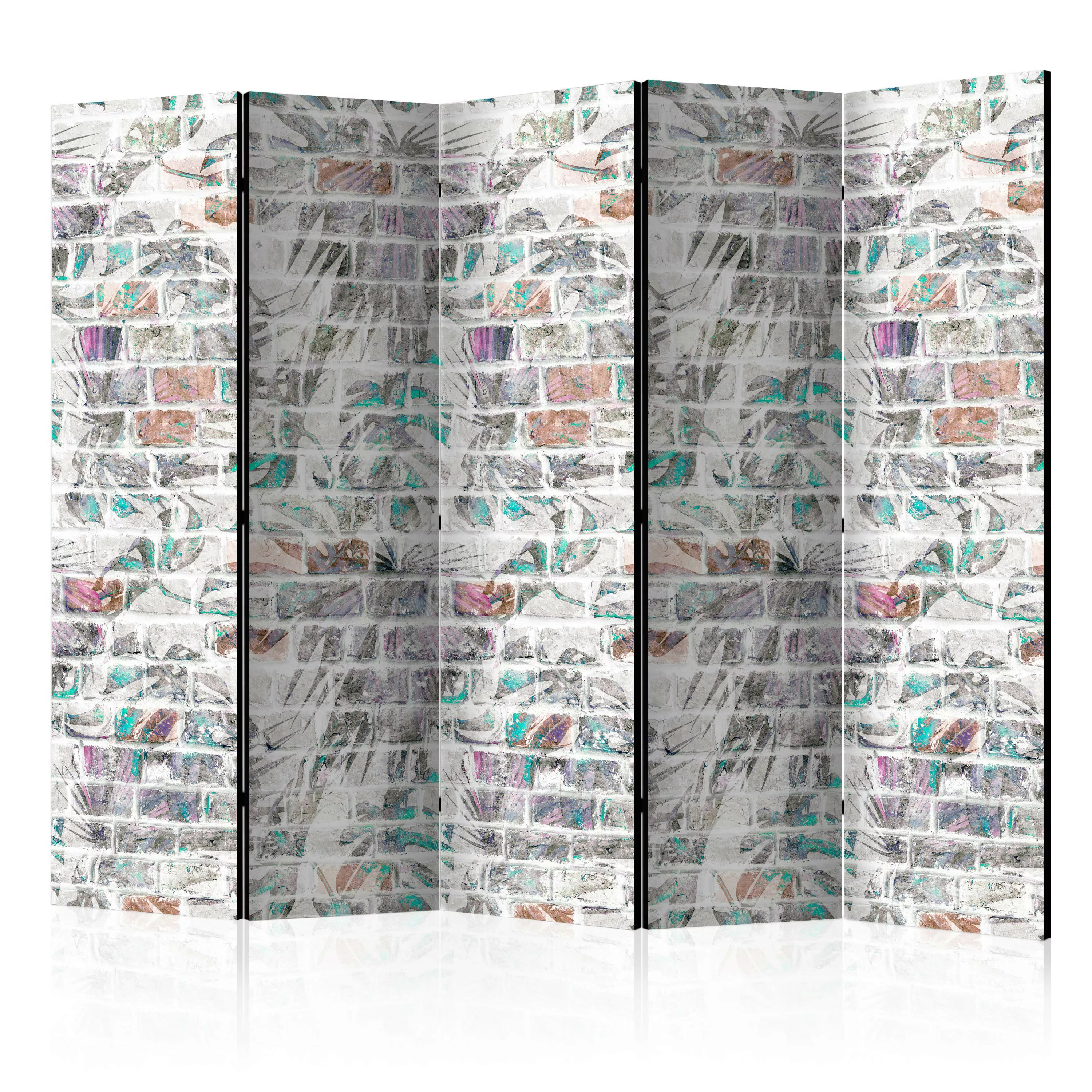 5-teiliges Paravent - Palm Wall Ii [room Dividers] günstig online kaufen