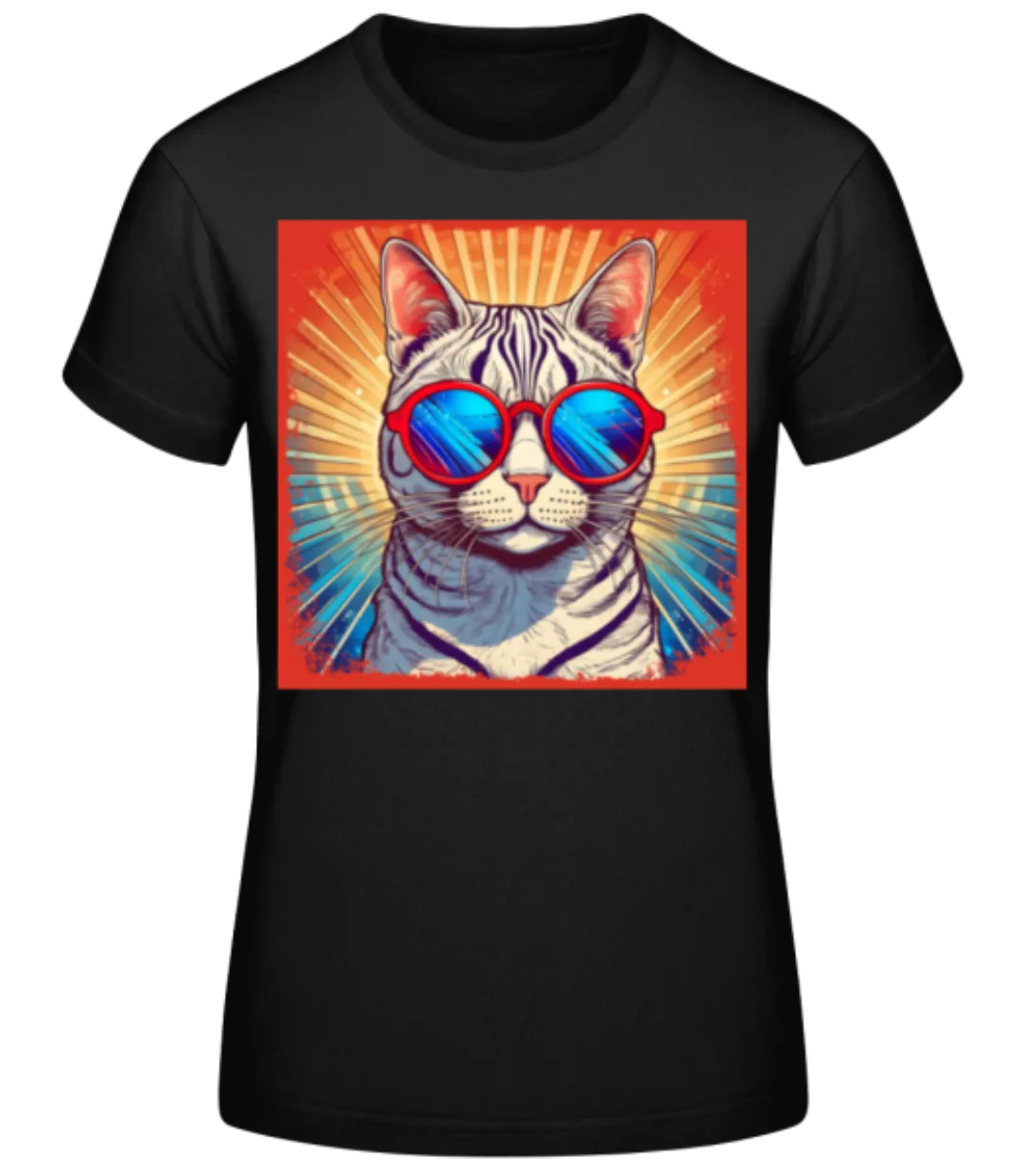 Bengalkatze Hippie Look · Frauen Basic T-Shirt günstig online kaufen