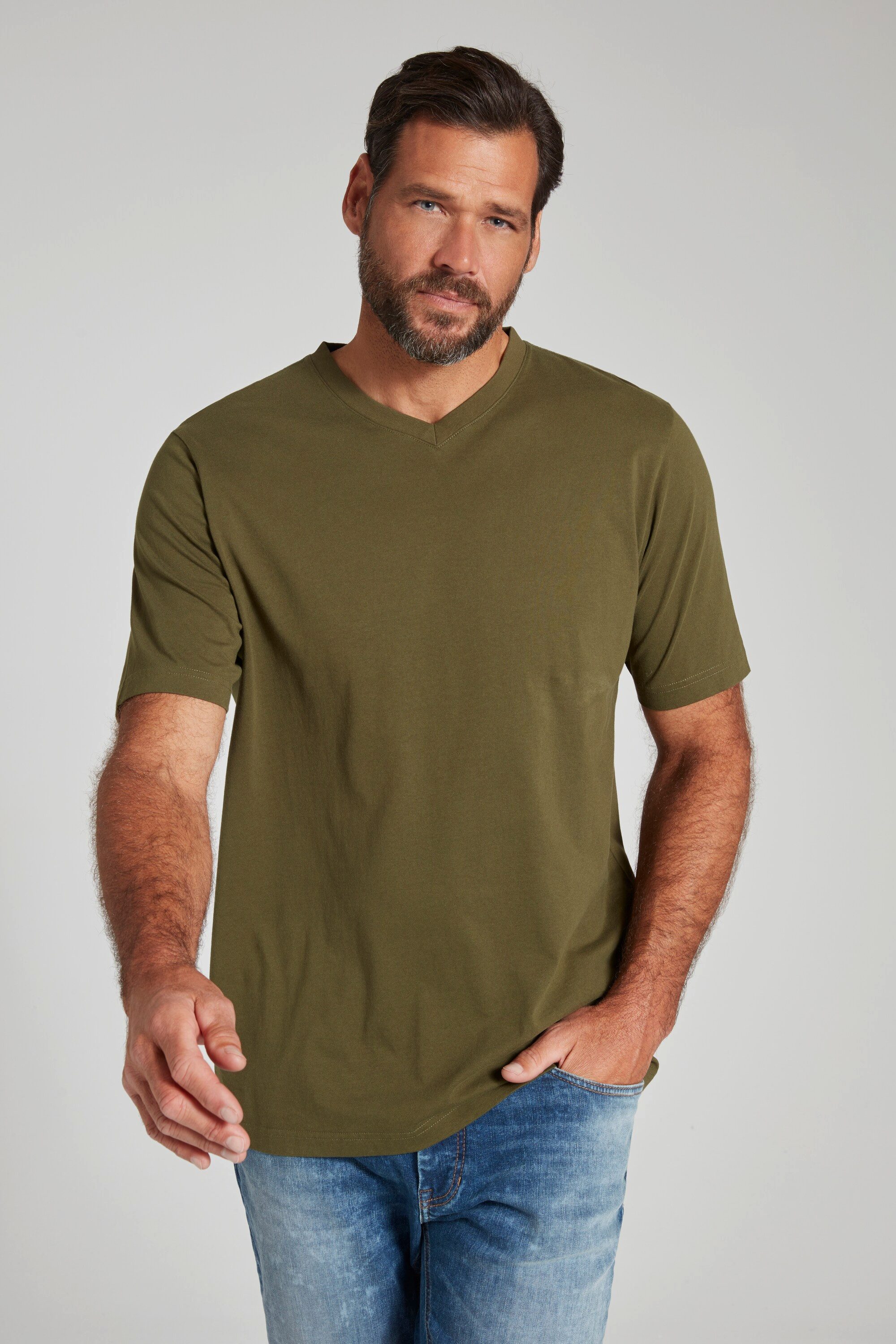 JP1880 T-Shirt JP1880 T-Shirt Basic V-Ausschnitt günstig online kaufen
