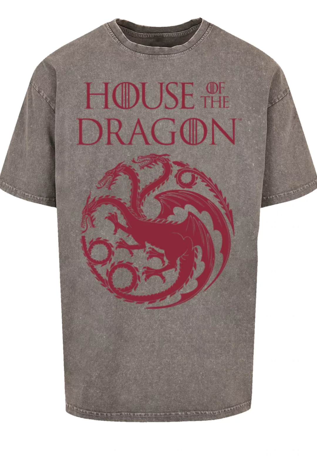 F4NT4STIC T-Shirt "House Of The Dragon Targaryen Crest Logo", Premium Quali günstig online kaufen