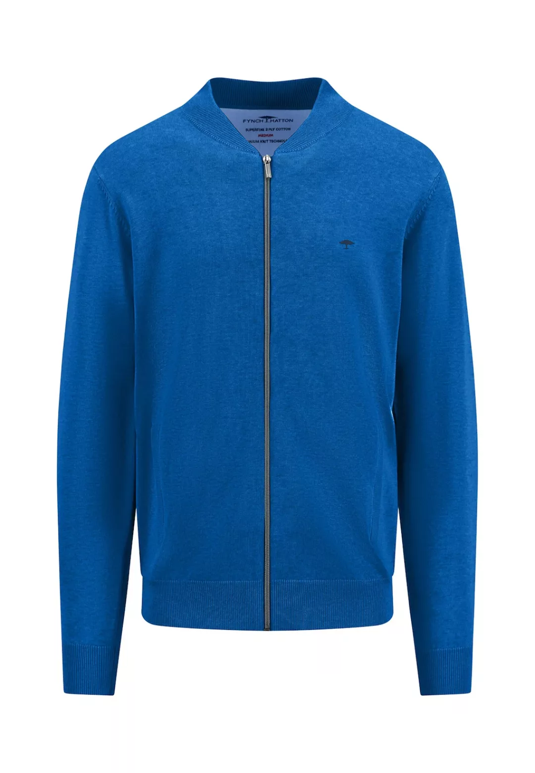 FYNCH-HATTON Strickjacke mit Logo Stickerei günstig online kaufen