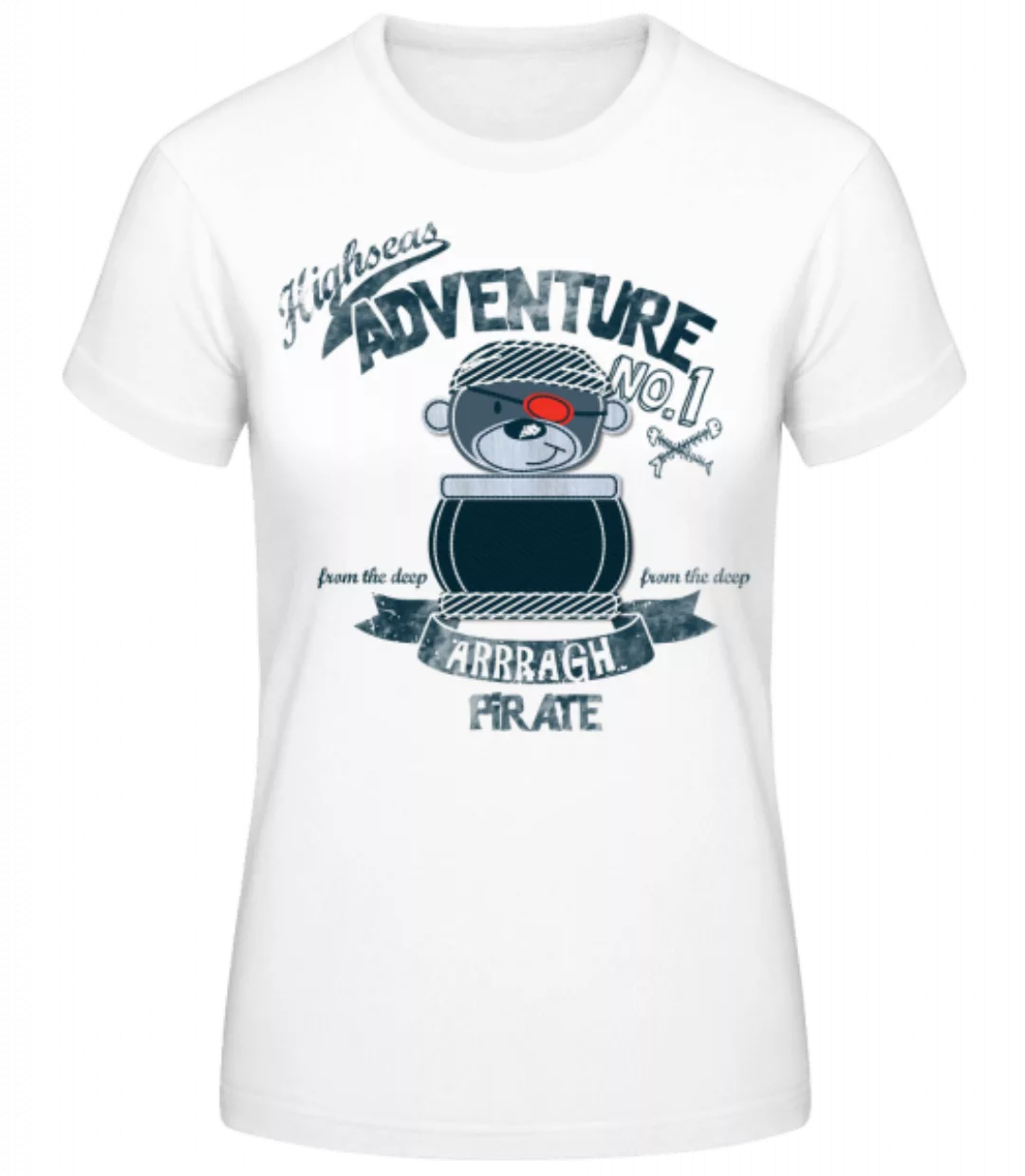 Pirate Teddy Adventure · Frauen Basic T-Shirt günstig online kaufen