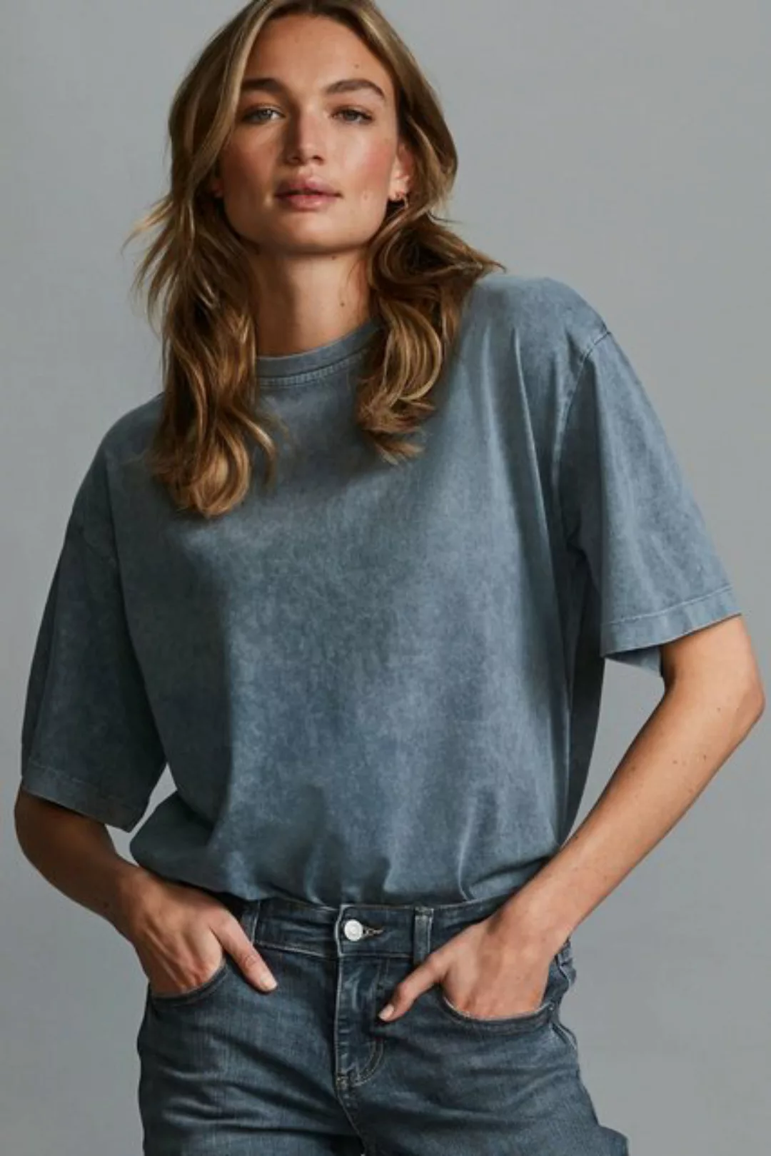 Next T-Shirt Kurzarm-T-Shirt mit Grafik und Waschung (1-tlg) günstig online kaufen