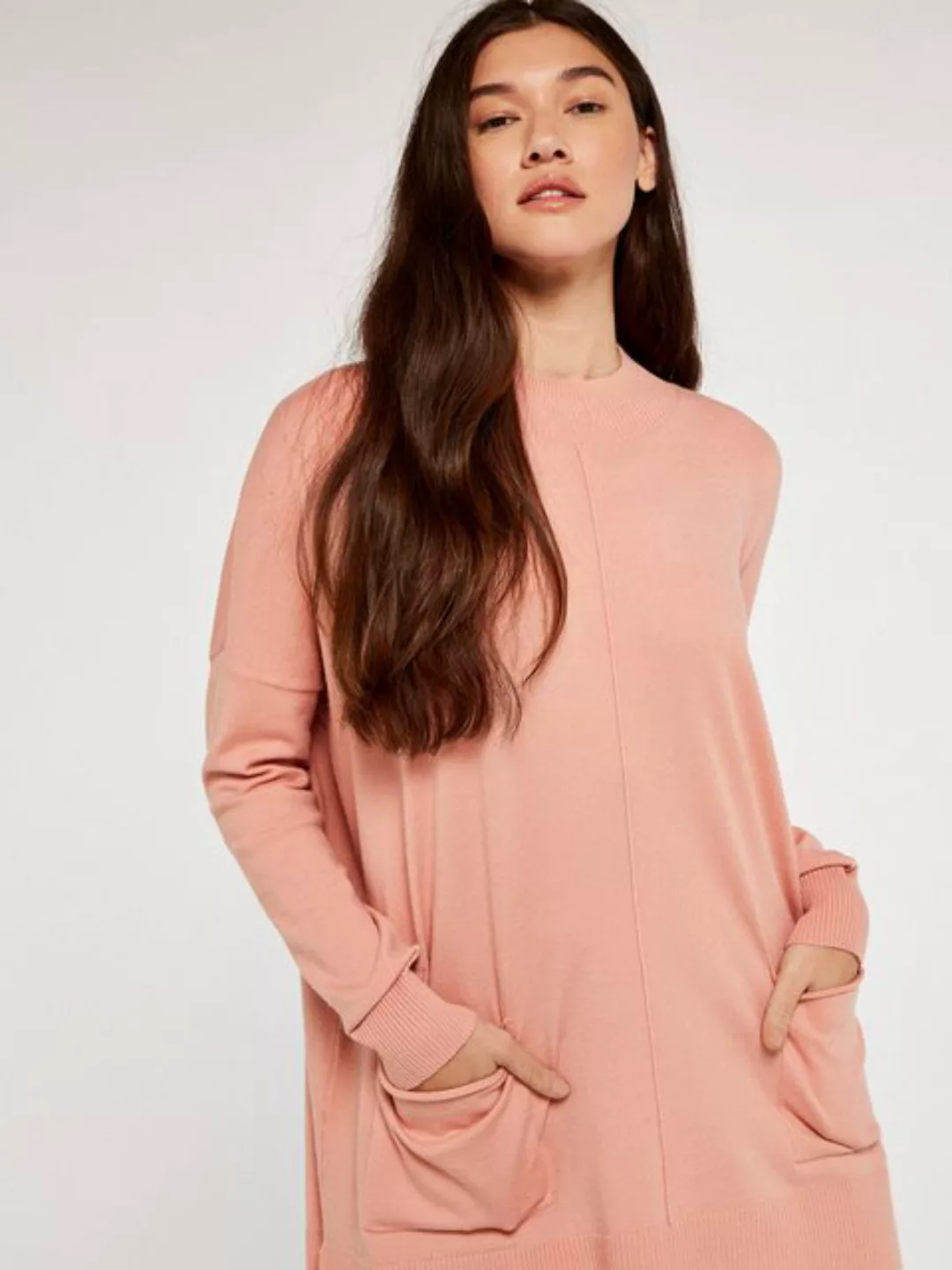 Apricot Strickpullover oversized Pullover, mit Ziernaht günstig online kaufen