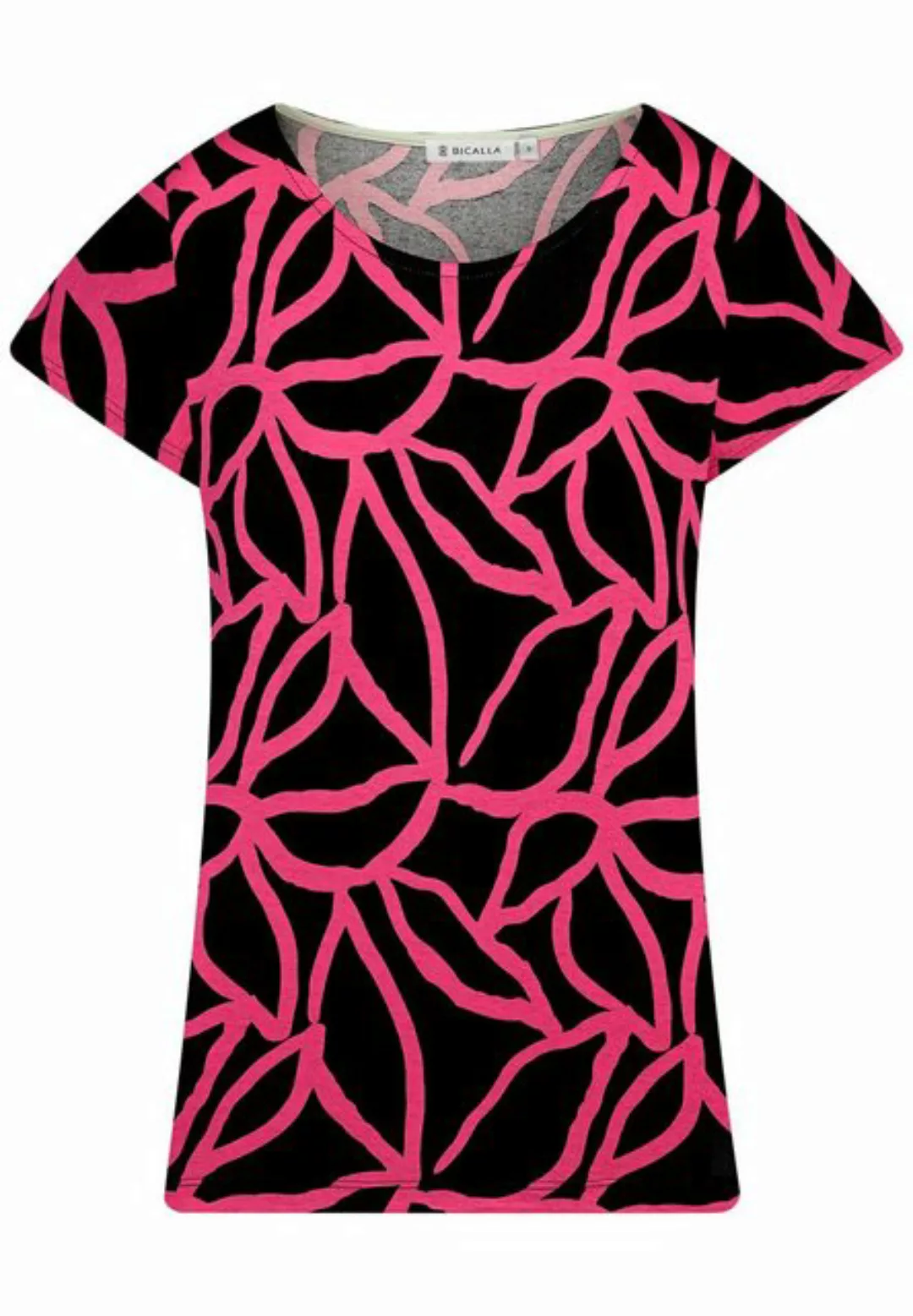 BICALLA T-Shirt Shirt 2Tone - 20/black-pink (1-tlg) günstig online kaufen