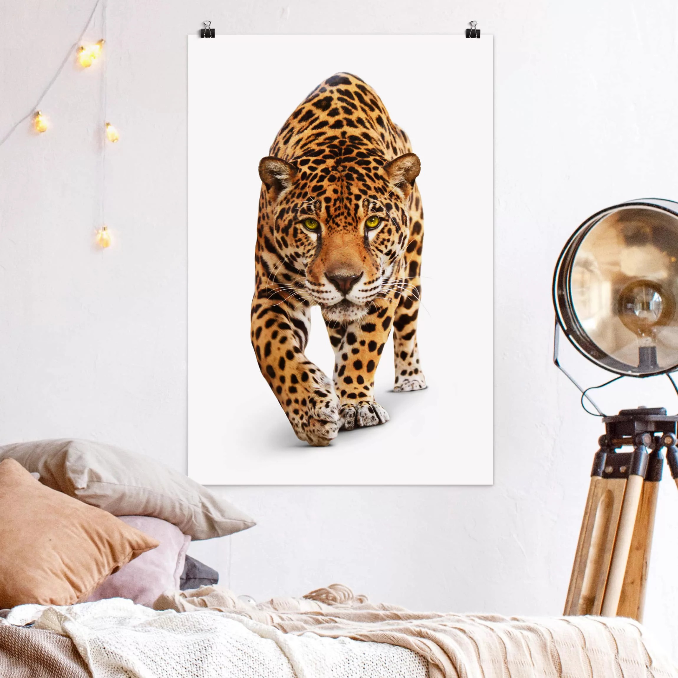 Poster Tiere - Hochformat Creeping Jaguar günstig online kaufen