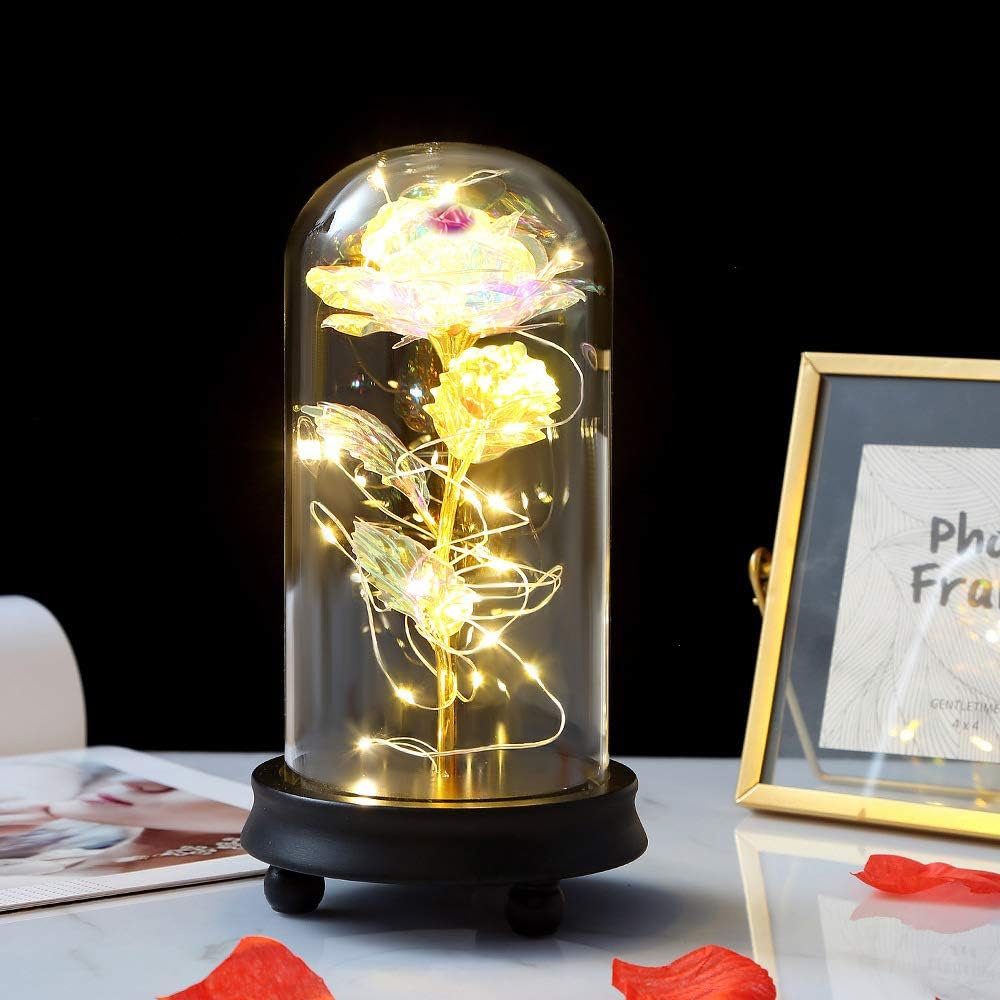 Kunstblume Ewige Rose im Glas Infinity günstig online kaufen