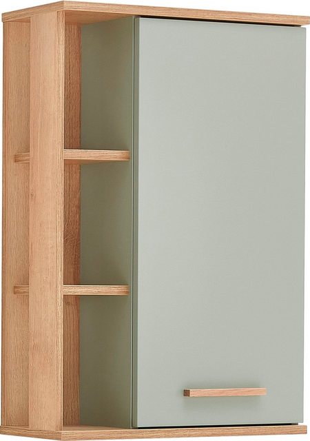 Saphir Hängeschrank "Quickset Badschrank 50,5 cm breit mit 1 Tür und 2 Glas günstig online kaufen