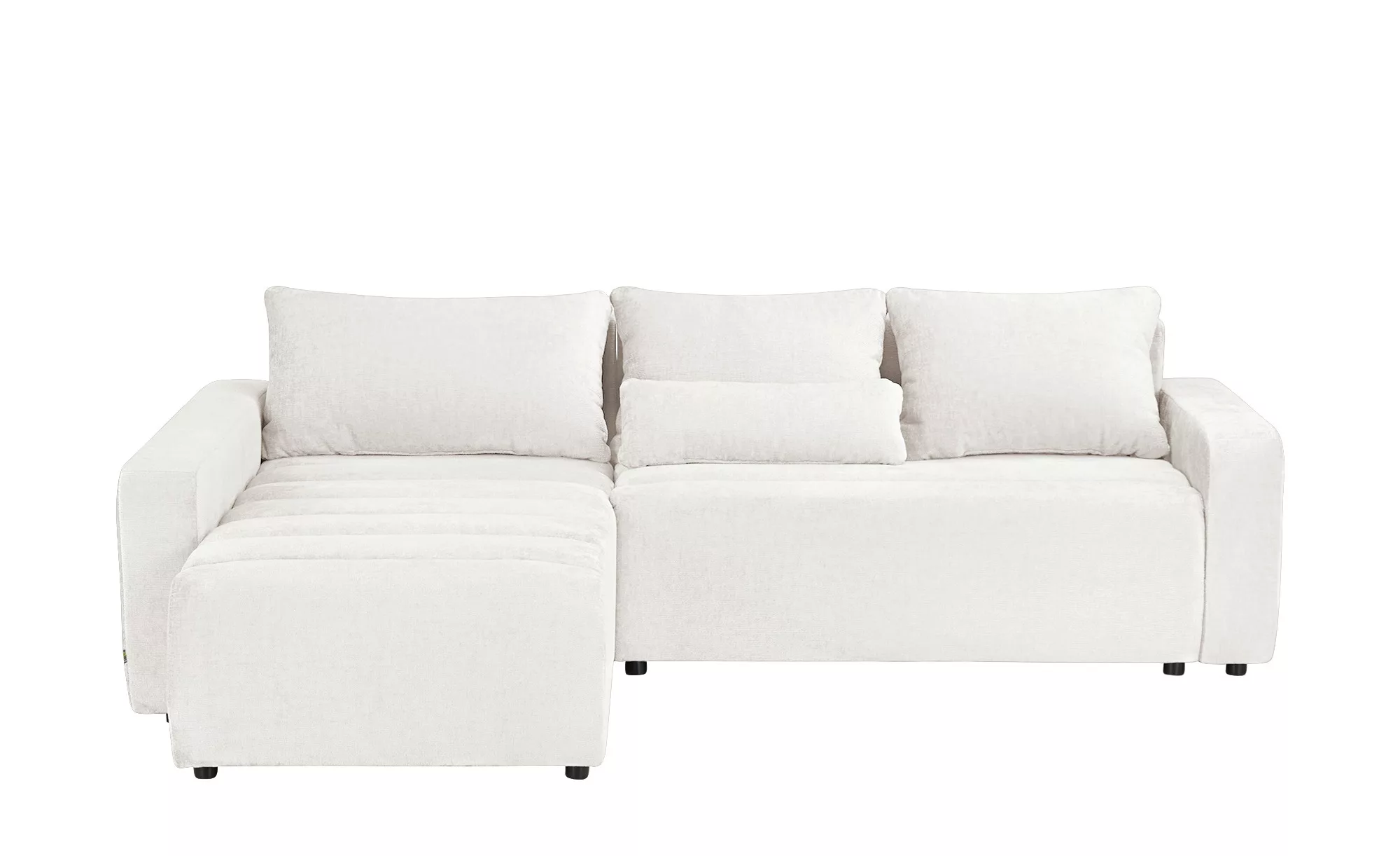 smart Ecksofa  Fania ¦ weiß ¦ Maße (cm): B: 257 H: 72 T: 208 Polstermöbel > günstig online kaufen