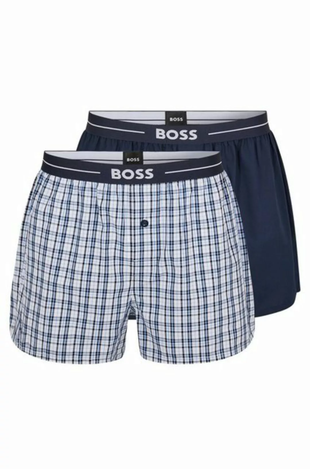 BOSS Schlafhose Herren Pyjamashorts BOXER EW 2er-Pack (2-tlg) günstig online kaufen