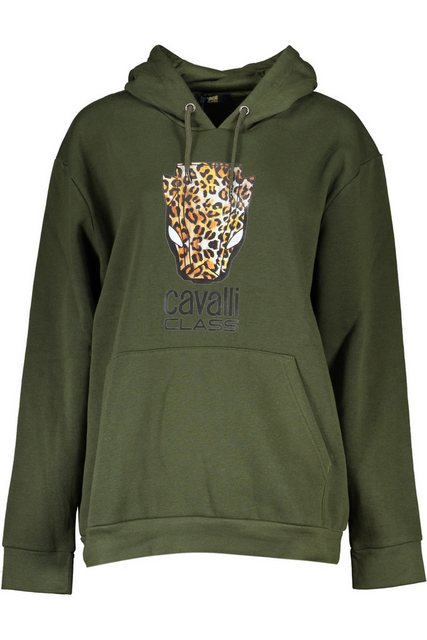 Cavalli Class Sweatshirt Damen Kapuzensweatshirt Grün, Gefüttert günstig online kaufen