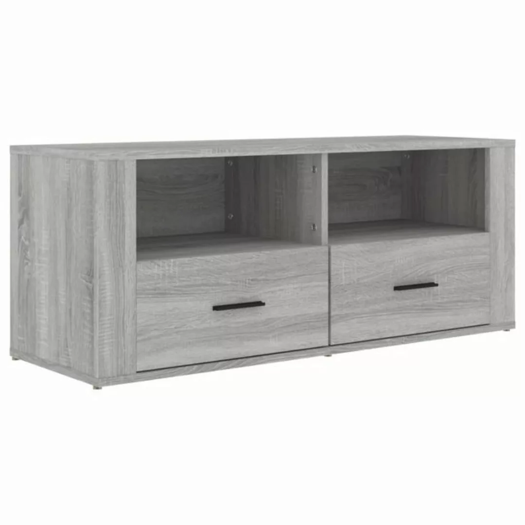 vidaXL TV-Schrank TV-Schrank Grau Sonoma 100x35x40 cm Spanplatte Lowboard F günstig online kaufen