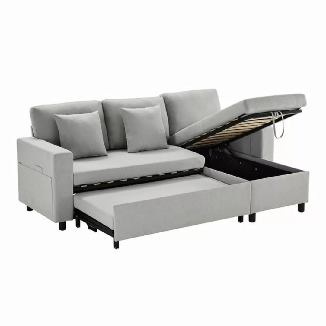 Rutaqian Schlafsofa Schlafsofa mit Schlaffunktion, L-förmiges Sofa, moderne günstig online kaufen