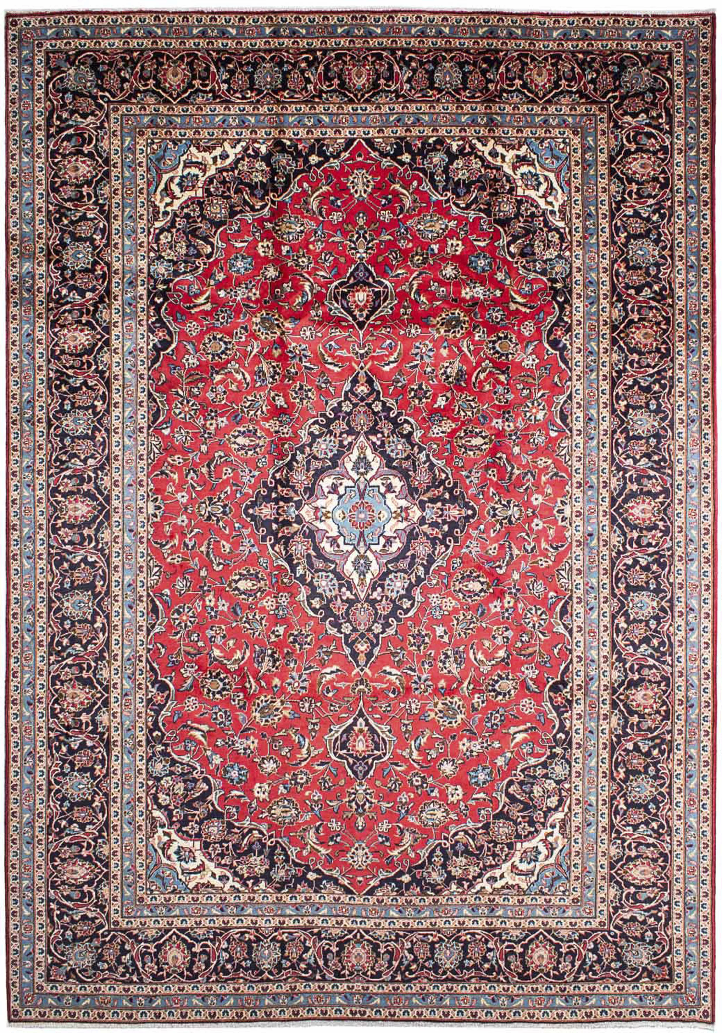 morgenland Orientteppich »Perser - Keshan - 348 x 246 cm - rot«, rechteckig günstig online kaufen