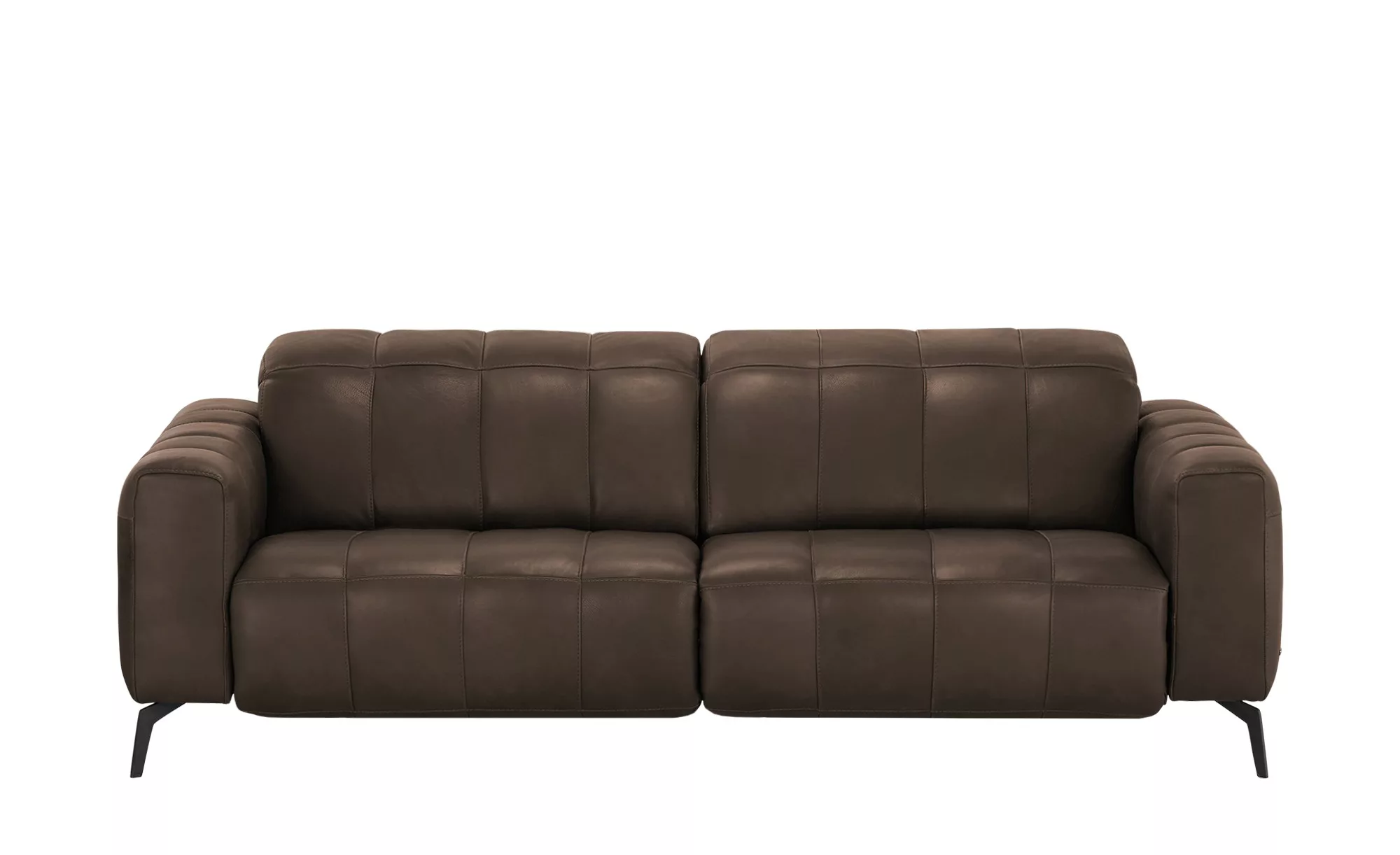 Natuzzi Editions Ledersofa mit Kopfteilverstellung Portento ¦ braun ¦ Maße günstig online kaufen