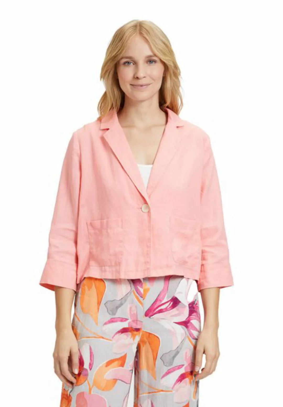 Betty Barclay Kurzblazer "Betty Barclay Sommerblazer mit 3/4 Arm", Material günstig online kaufen