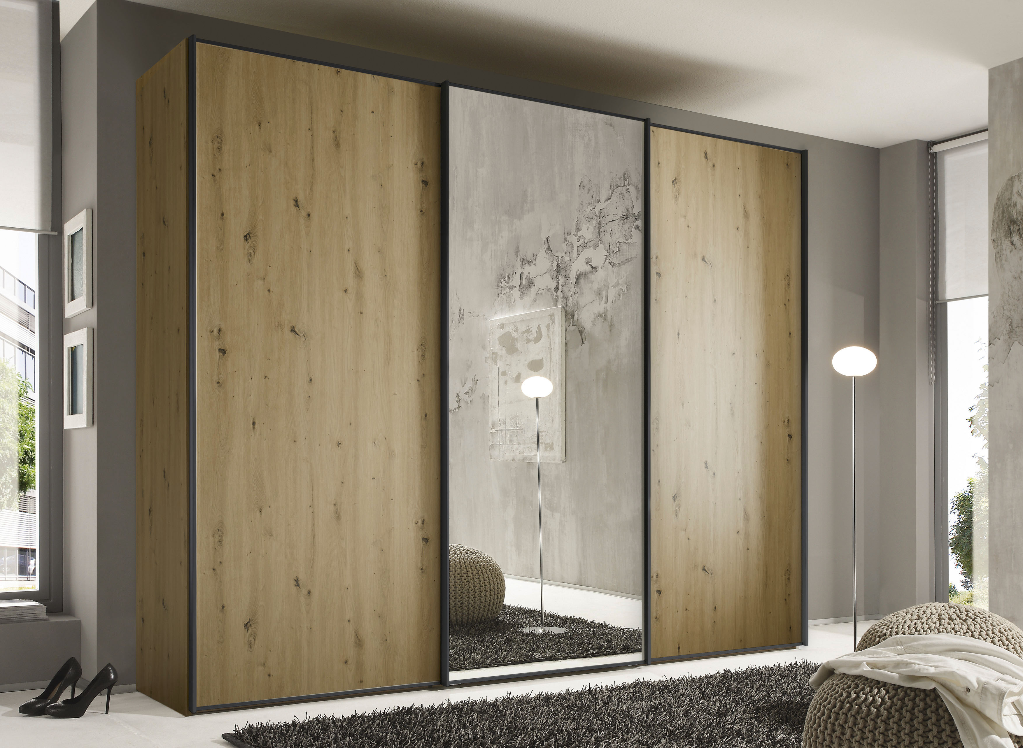 STAUD Schwebetürenschrank "Sinfonie Plus, edles Design in hochwertiger Qual günstig online kaufen