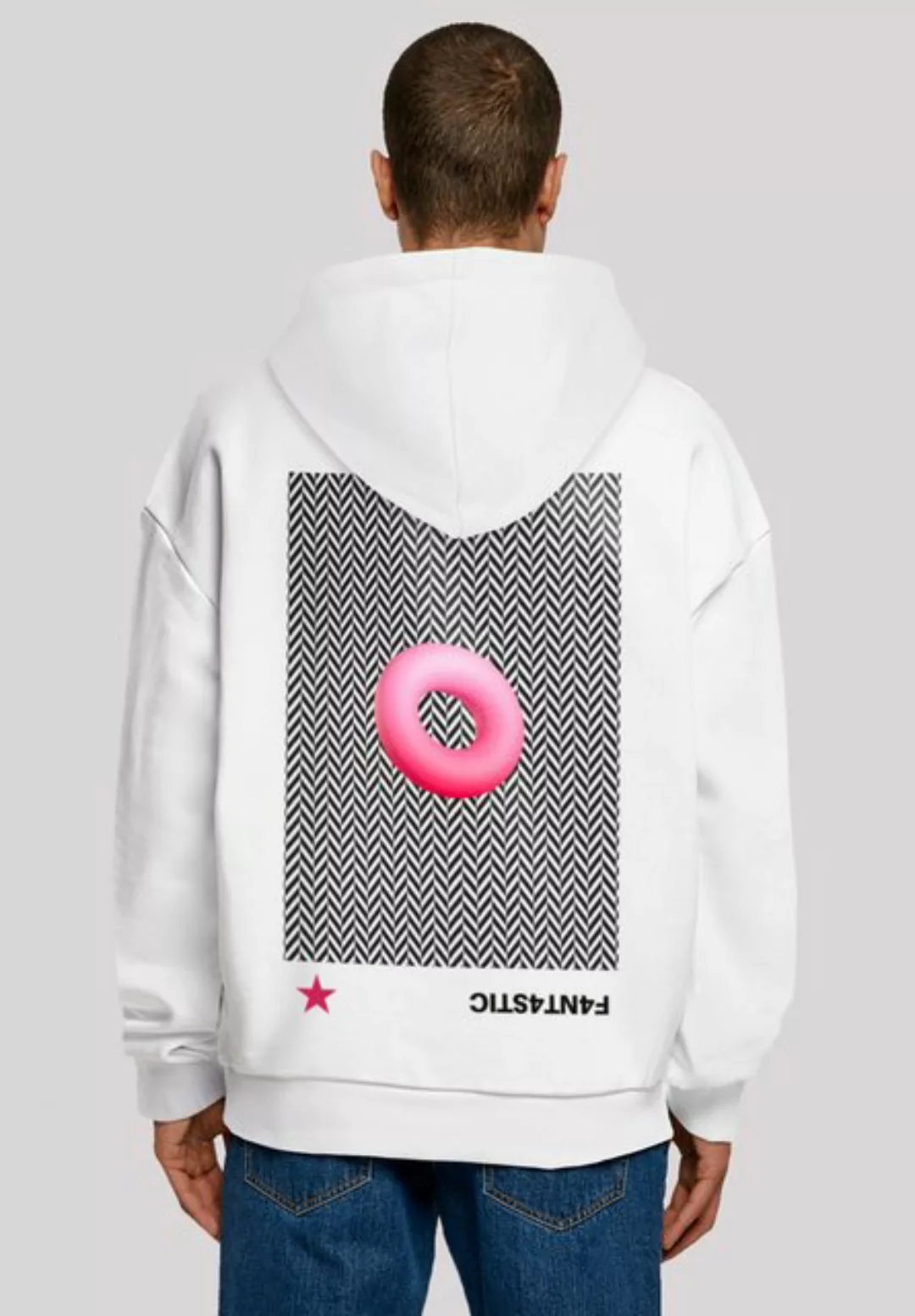 F4NT4STIC Kapuzenpullover "3D PINK RING", Print günstig online kaufen