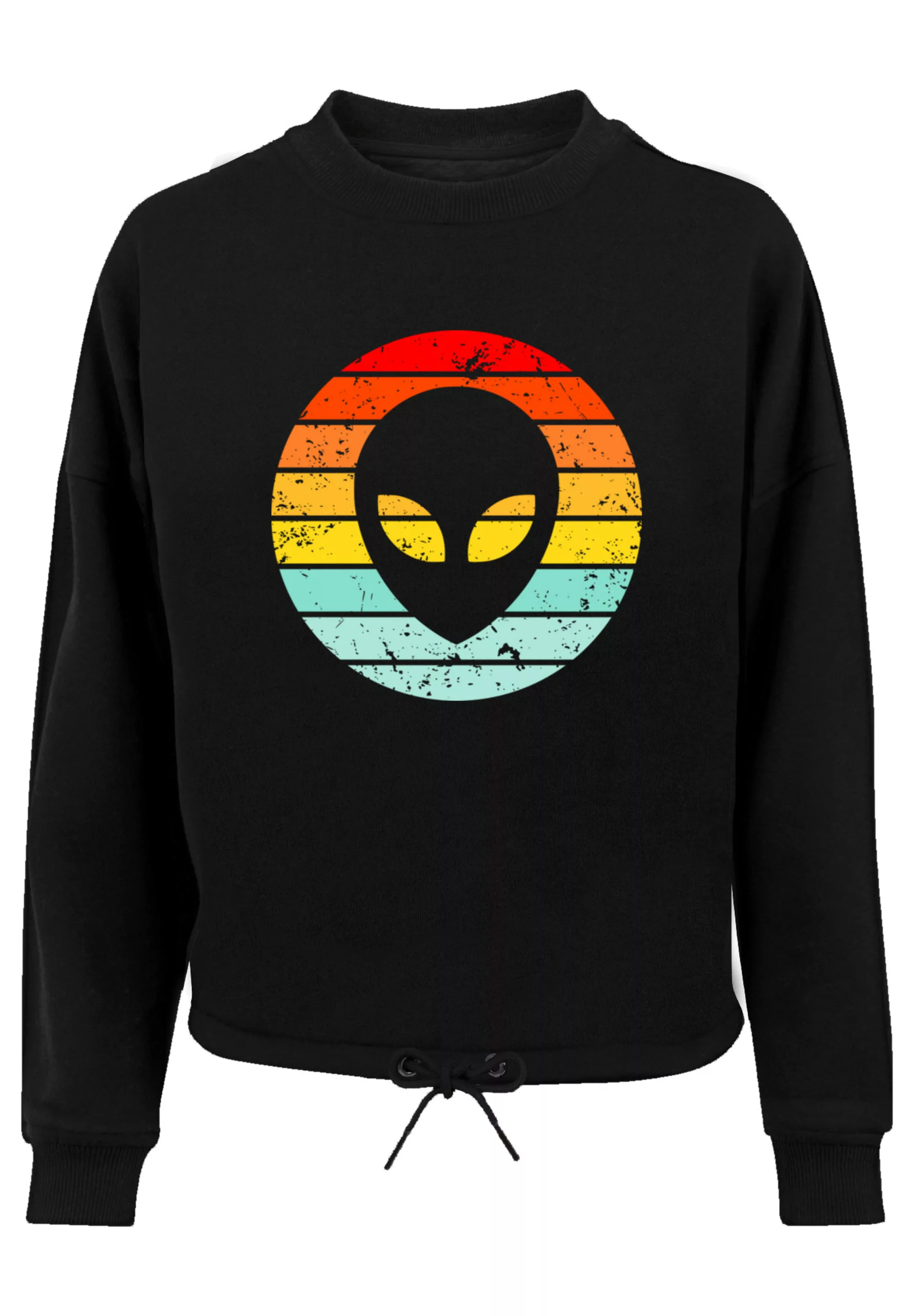 F4NT4STIC Sweatshirt "Alien Retro Sonnenuntergang", Premium Qualität günstig online kaufen