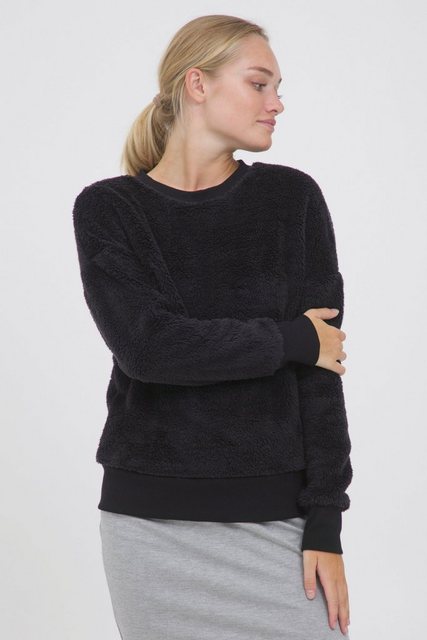 OXMO Rundhalspullover OXAnnica Teddy Pullover mit Rundhalsausschnitt günstig online kaufen