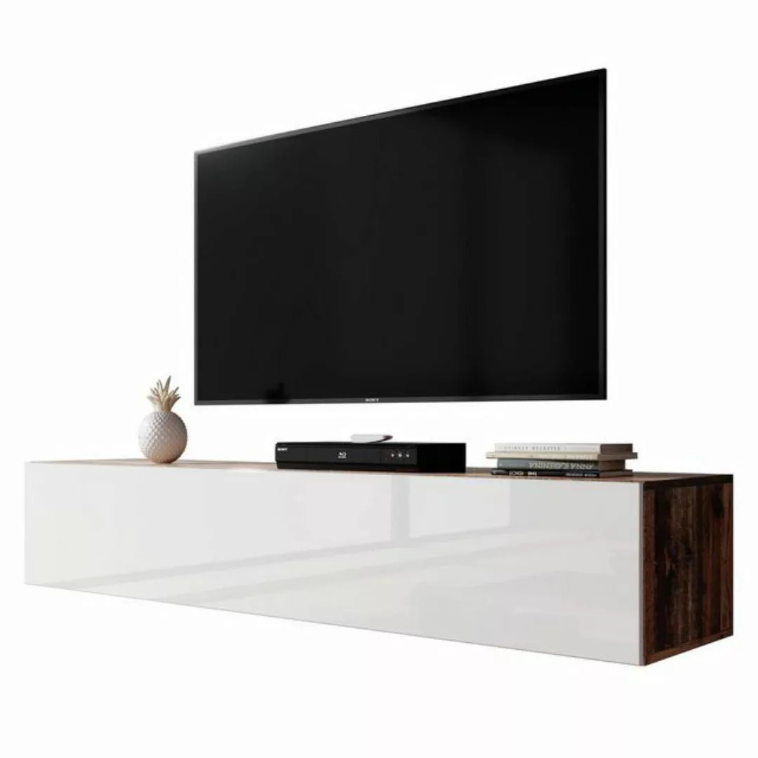 Furnix TV-Schrank Hängeboard ZIBO Lowboard 160 cm breit B160 x T40 x H34 günstig online kaufen