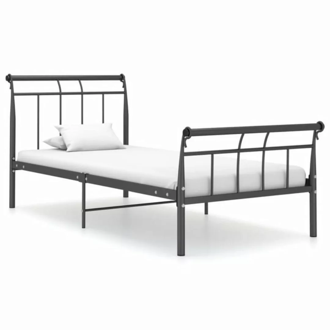 furnicato Bett Bettgestell Schwarz Metall 90x200 cm günstig online kaufen